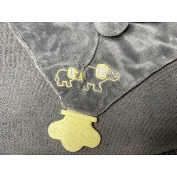 Stephan Baby Elephant Security Blanket Gray Lovey Teether Rattle Toy 2017 8” In - Picture 3 of 11